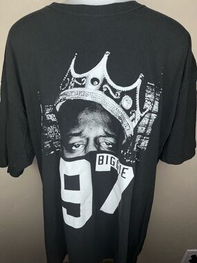 Black Graphic Short-Sleeve Men's Tee – 97 Biggie Design